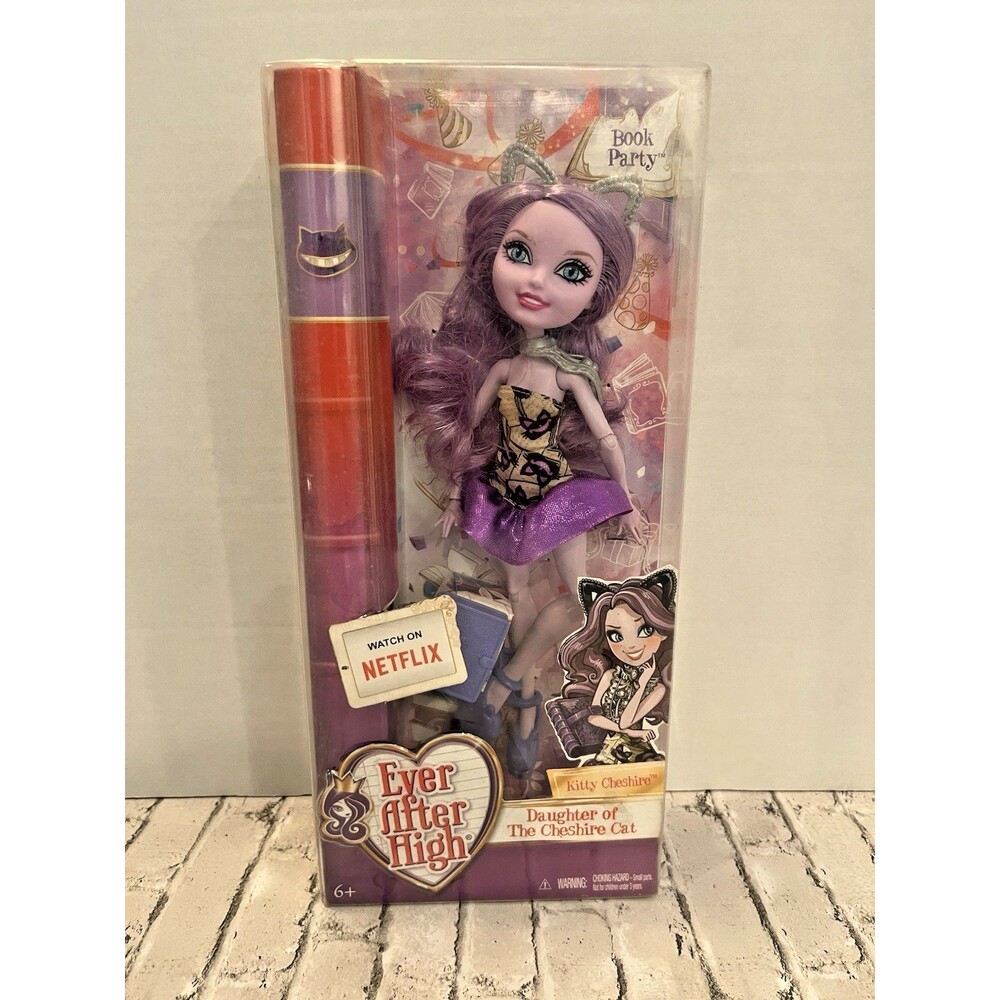 Ever After High KITTY CHESHIRE Book Party Daughter of the Cheshire Cat New
